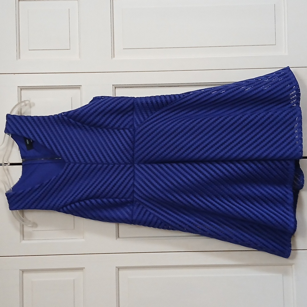 Mossimo Supply Co. Blue Textured Dress - Picture 2 of 5